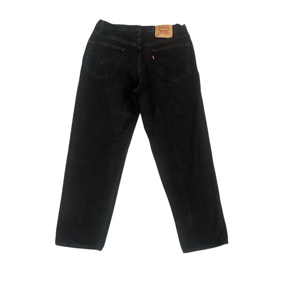 Levi's Men's Straight Jeans - Black - Picture 7 of 12
